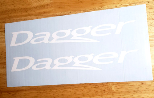 Dagger kayak canoe decals - dagger,