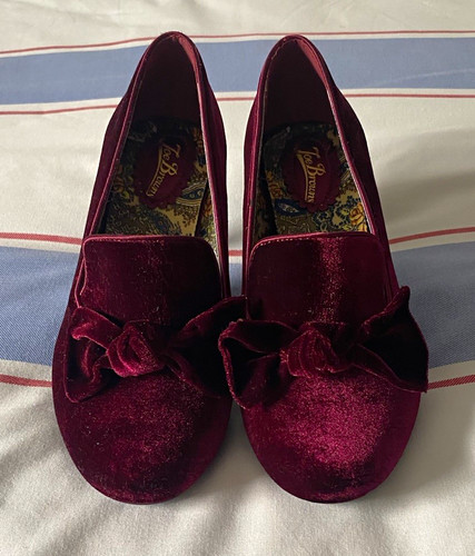 Joe browns burgundy velvet - burgundy,