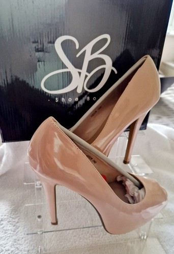 Nude tan platform peep - platform, peep/open