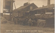 Dronfield. Mickley Coal Co near Totley Orphanage. Delivery Wagons.
