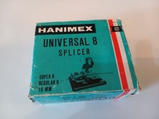 Hanimex Universal 8 Tape Splicer Standard 8 Super 8 16mm in Original Box