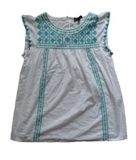 White Mexican Peasant Blouse