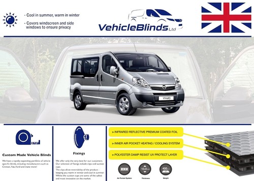 Thermal blinds for vauxhall - thermal,
