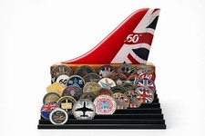 10-Row Challenge Coin Display