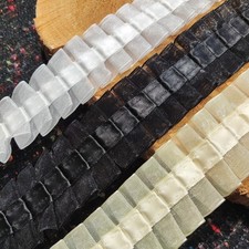Pleated Organza Ribbon Trim