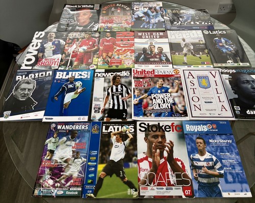 Arsenal away programmes x20 - away,