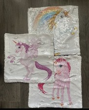 3 Sequin Unicorn Cushion