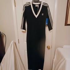 Adidas Maxi Dress Black White