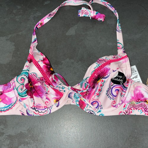 Bnwt ladies pink floral beni - floral,