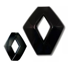 Black Front and Rear Emblem