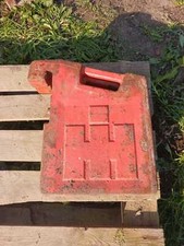 Stamped IH front tractor suitcase weights