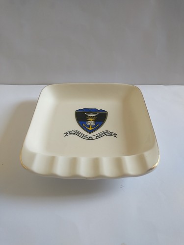 Old ceramic ashtray promoting - old,