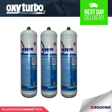 Oxyturbo Oxygen Cylinders x 3