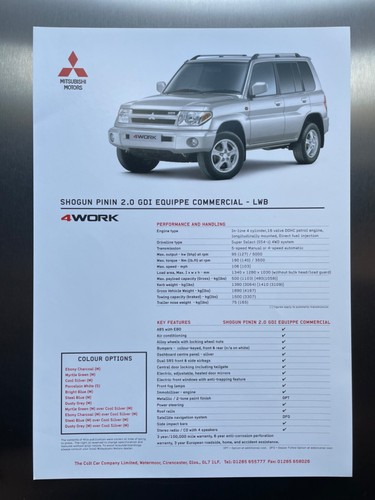 Mitsubishi shogun pinin - shogun,