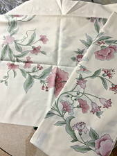 PAIR VINTAGE IVORY POLYCOTTON