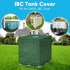 Green 210D Heavy Duty IBC Water Tank Cover For 1000L IBC Container UV Resistant