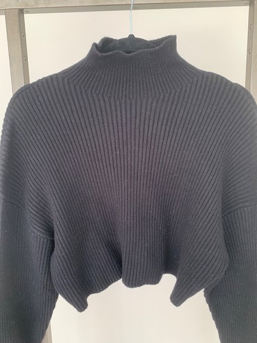 Zara black rib knit - zara,
