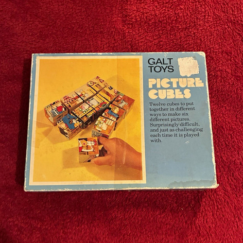 Galt toys wooden picture cubes - toys,