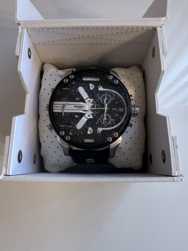 Diesel dz7313 black - black, leather