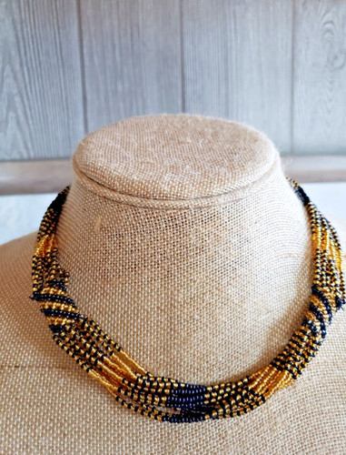African zulu hand beaded - african-,