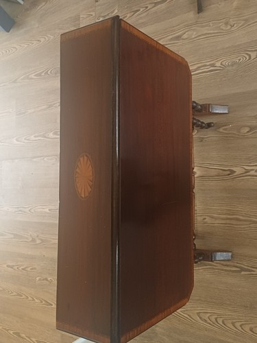 Inlaid wood folding - inlaid, serving