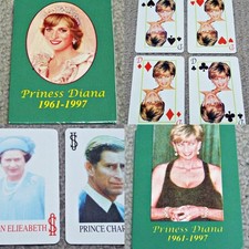 Princess Diana 1961-1997 Vintage Pack of  Playing Cards with Special Queens