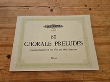 80 Chorale Preludes for Organ