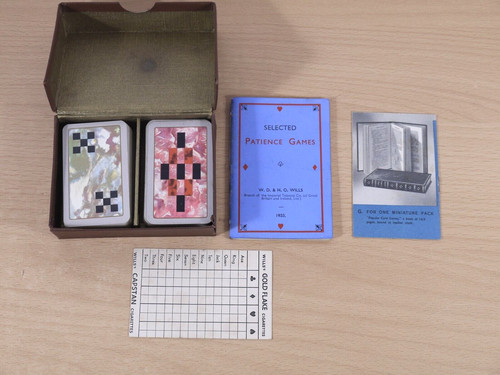 Vintage 1933 patience game - vintage,
