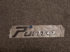 Genuine Fiat Punto MK3 Rear Tailgate Script Badge Plastic Chrome Letters