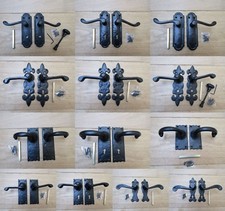 Cast iron black antique lever - iron,