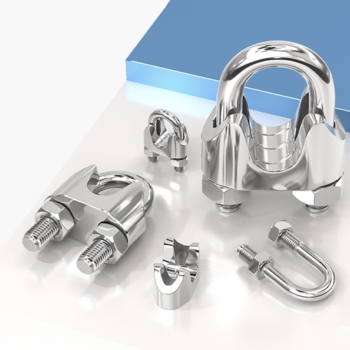 Heavy duty wire rope - duty, clamp