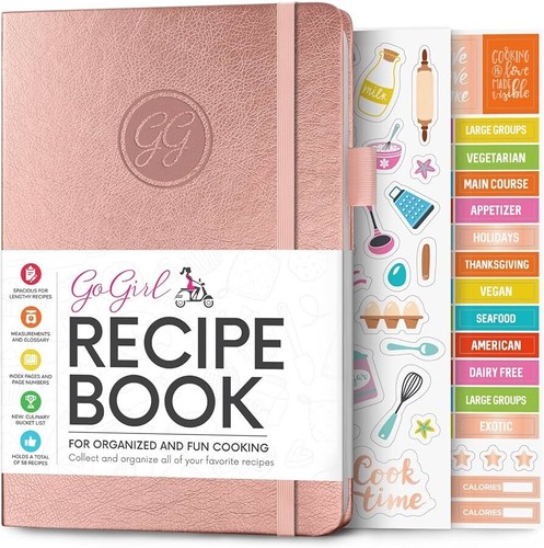 Gogirl recipe book blank - gogirl,