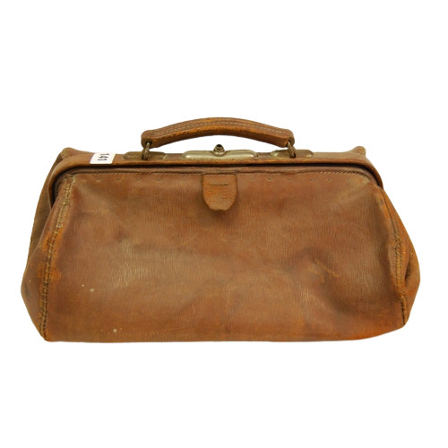 Vintage leather gladstone bag - vintage,