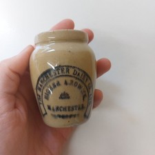 Manchester Dairy Co Higher Ardwick Collectable Printed Cream Crock Pot