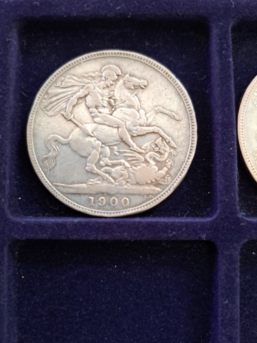 1900 victoria silver crown - 1900,
