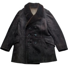 Vintage Mens Sheepskin Coat