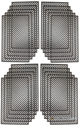 Diamond cut filter grid - cut,