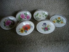 6 x Szeiler Studio Pottery Spill Vase Humidifier With Flowers/Floral Design