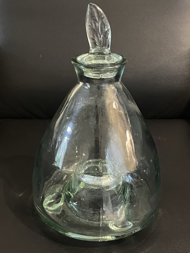 Green glass wasp fly - glass, trap