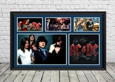 AC DC Signed Photo Poster