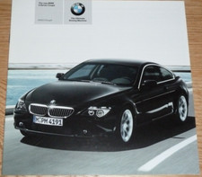 BMW 6 SERIES 645Ci E64 COUPE 16 PAGE PRICE LIST BROCHURE 2003 ENGLISH RARE EXC