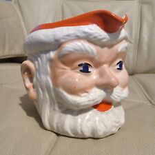  Santa Claus Birds Custard Jug Mug Festive Toby Jug image 8 1960s 