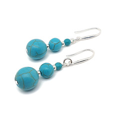 Earrings Beaded Gemstone