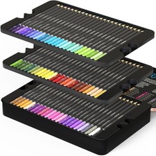 Artworx 72 Premium Colouring Colour Pencils Crayons in Tin Adult Artist Student