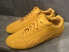 Puma Scuderia Ferrari Future Cat Driving Racing Shoes Yellow Suede Men’s Sz 13