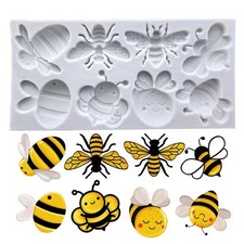 Cavity bee silicone mold for - silicone,