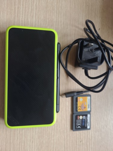 Nintendo 2ds black lime - nintendo, xl