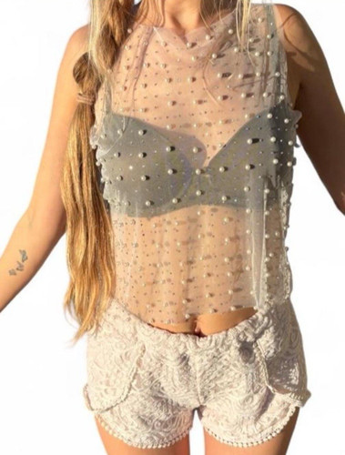 Sheer bling pearl - sheer,