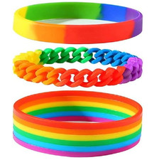 3Pcs LGBT Bracelet Rainbow