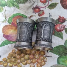 Vintage pair German WMF Zinn